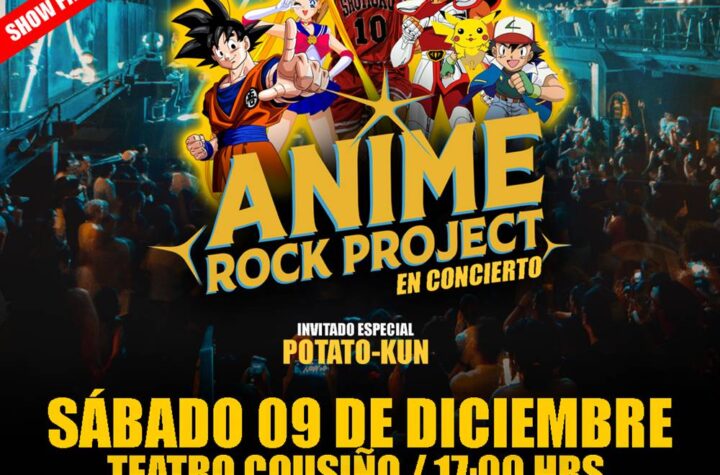 anime rock project concierto